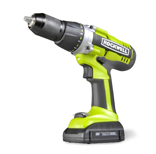 Rockwell RK2810K2 18-Volt Lithiumtech Lithium-Ion Cordless Drill Driver