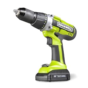Rockwell RK2810K2 18-Volt Lithiumtech Lithium-Ion Cordless Drill Driver