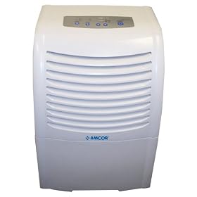 Amcor AHD65E 65-Pint Dehumidifier with Electronic Controls