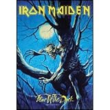 Iron Maiden Cloth Fabric Poster Flag Fear Of The Dark