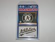 OAKLAND ATHLETICS Team Logo 2 Pack Metal Back MAGNET SET