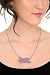 Justin Bieber Purple Logo Necklace