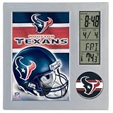 Houston Texans Desk Clock with Picture Frame by Wincraft