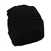 Lightweight Stretch Beanie Cuff Hat, Cuffed Knit Skull Cap - Snug Fit