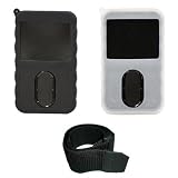 Creative Lab Zen Vision: M 60GB Ribbed Silicone Skin Case Cover with 14 Inch Adjustable Sport Armband - 2 Color Options (Not Compatible with 30GB)