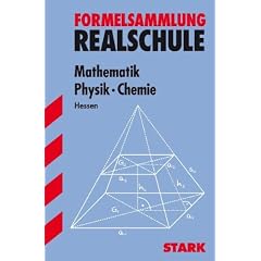 Training Realschule; Formelsammlung Mathematik � Physik � Chemie; Ausgabe f�r Hessen.