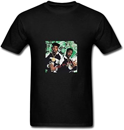 Liuliu Men's Eric B. &amp; Rakim Paid in Full Album Cover Short Sleeve T-Shirt