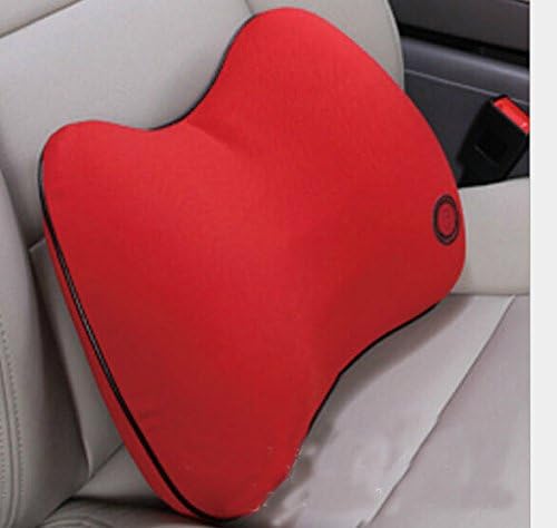 Memory Foam Lumbar Pillow Waist Cushion Car Cushion Color Red