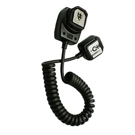 Opteka E-TTL / E-TTL II Off-Camera Flash Sync Cord for Canon EOS Cameras & Speedlite Flashes (Canon OC-E3 Equivalent)