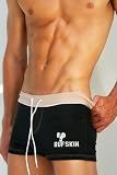 Review   / Rufskin BRAVO Black Shorts for Men - Black