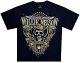 WILLIE NELSON - Outlaw Music - Black T-shirt