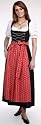 Dirndlkleid 3tlg. Vroni schwarz Servicedirndl