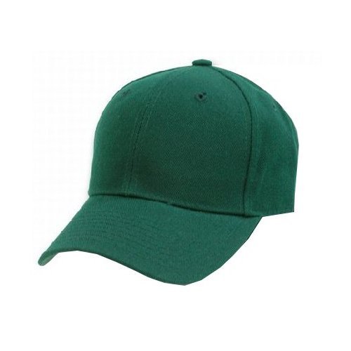 12 New Magic Headwear Plain Green Velcro Wholesale Hats