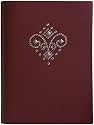Crystal Fleur-De-Lis Journal Diary, Applied Crystals On Cover, Lined Pages, 5x7"
