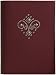Crystal Fleur-De-Lis Journal Diary, Applied Crystals On Cover, Lined Pages, 5x7"