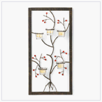 Five Candle Wall Adornment - Style 37603