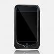 Uniea Touch 2G/3G U-Suit Premium Napa Leather Hard Case - Black