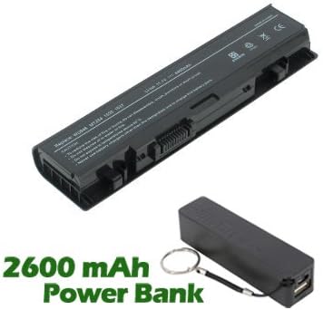 Battpit™ Laptop / Notebook Battery Replacement for Dell Studio 1555 (4400mAh / 49Wh) with 2600mAh Power Bank / External Battery for Smartphone.