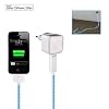 Dexim - LCSDXDCA256 - Chargeur secteur 2,1A + c�ble pour iPhone/ iPod/ iPad - Vert visible