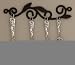 Metal Love and Flowers Measuring Spoon Set Kitchen Home Decor