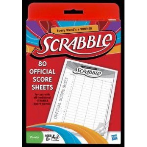 Cheap Scrabble Score Sheets