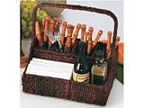 Woodard & Charles YB4019 Woven Abaca Flatware Caddy