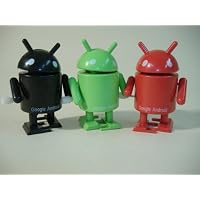 Google Android Wind Up Robots-3 Pack GREEN, RED and BLACK