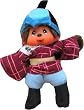 Japanesque Monchhichi Postman Keychain Plush Doll