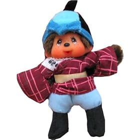 Japanesque Monchhichi Postman Keychain Plush Doll
