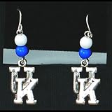 Kentucky Wildcats Beaded Wire Logo Earring NCAA College Athletics