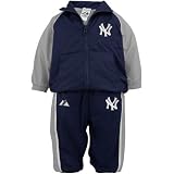 Majestic New York Yankees Navy Blue Infant 2-Piece Windsuit