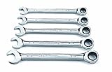 GearWrench 93005 5 Piece Combination Ratcheting Wrench Set SAE [並行輸入品]