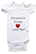 SOMEONE IN BOSTON LOVES ME - BOSTON BABY - City Series - White, Blue or Pink Onesie / Baby T-shirt