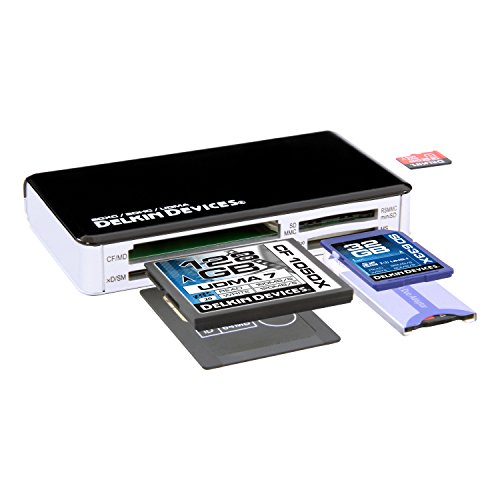 Delkin All-In-One Universal Card Reader Compatible with SDXC, UDMA and SDHC DDREADER-41