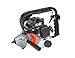 Tools & Hardware : Tanaka Commercial Grade Gas Powered High Speed Gas Drill 26cc 1.3 HP 2-Stroke (CARB Compliant) #TED-262HS