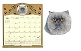 2010 Wooden Refillable Calendar Holder-PERSIAN CAT