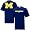Nike Michigan Wolverines Navy Blue Rush the Field T-shirt