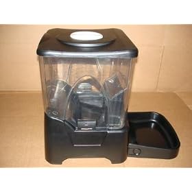 Large Capacity Automatic Pet Feeder - Black