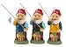 Ceramic Fishing Gnome 18cm (095423) 3 per pack