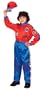 Red and Blue Junior Champion Car Racing Suit  with Embroidered Cap, Size 4/6