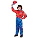 Red and Blue Junior Champion Car Racing Suit  with Embroidered Cap, Size 4/6