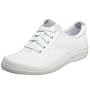 Grasshoppers Women's Stretch Plus Sneaker,White,6.5 M US