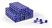 16mm Clear Translucent Blue Gaming Dice with Rounded Corners - Set of 500