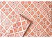Tululah Designs Desiree Print Coral & Blush Print Placemats Set Set of 4