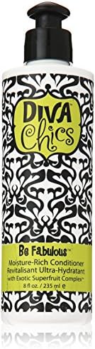 Diva Chics Be Fabulous Hair Conditioner, 8 Fluid Ounce