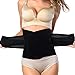 ilovebaby Post-Pregnancy Support Belt, Girdle Belt, Maternity Belt, Lightweight- Support Waist / Back / Abdomen Band, Belly Brace with Velcro Attachments, Color Black, Size L