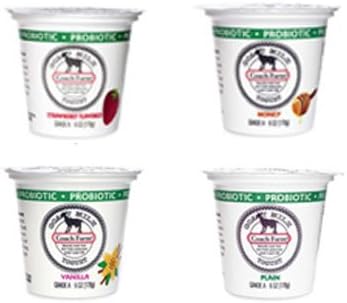 Goat's Milk Yogurt 12 Oz. Honey, Strawberry,Vanilla, Plain 12 Pack (Honey)