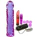 Doc Johnson Classic 8 Inch Crystal Jellies Purple Dildo Dong Adult Sex Toy Kit
