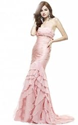 Sexy  Beaded Crystal Crystals Lace Applique Chiffon/Taffeta/Tulle  Ball Gown Prom Dress/Quinceanera Dress 