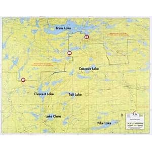 Fisher BWCA/Quetico Canoe Map Number 6